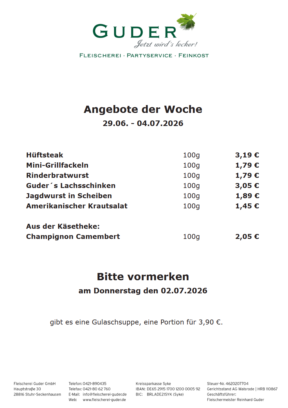 Bild mit Angeboten