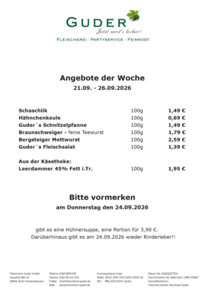 Bild mit Angeboten