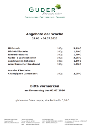 Bild mit Angeboten