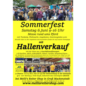 Bild mit Werbung für ein Sommerfest