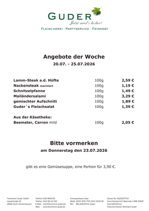 Bild mit Angeboten