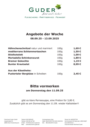 Bild mit Angeboten