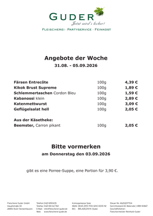 Bild mit Angeboten