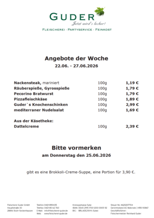 Bild mit Angeboten