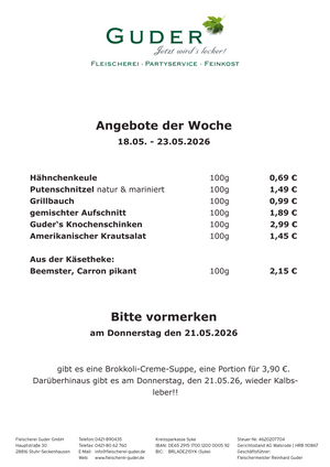 Bild mit Angeboten