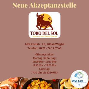 Werbung für eine neue Akzeptanzstelle